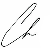 Chris first name sig